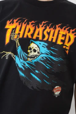 Thrasher X Santa Cruz|T-shirty-Thrasher Skateboard Mag. Koszulka Thrasher O'Brien Reaper Santa Cruz