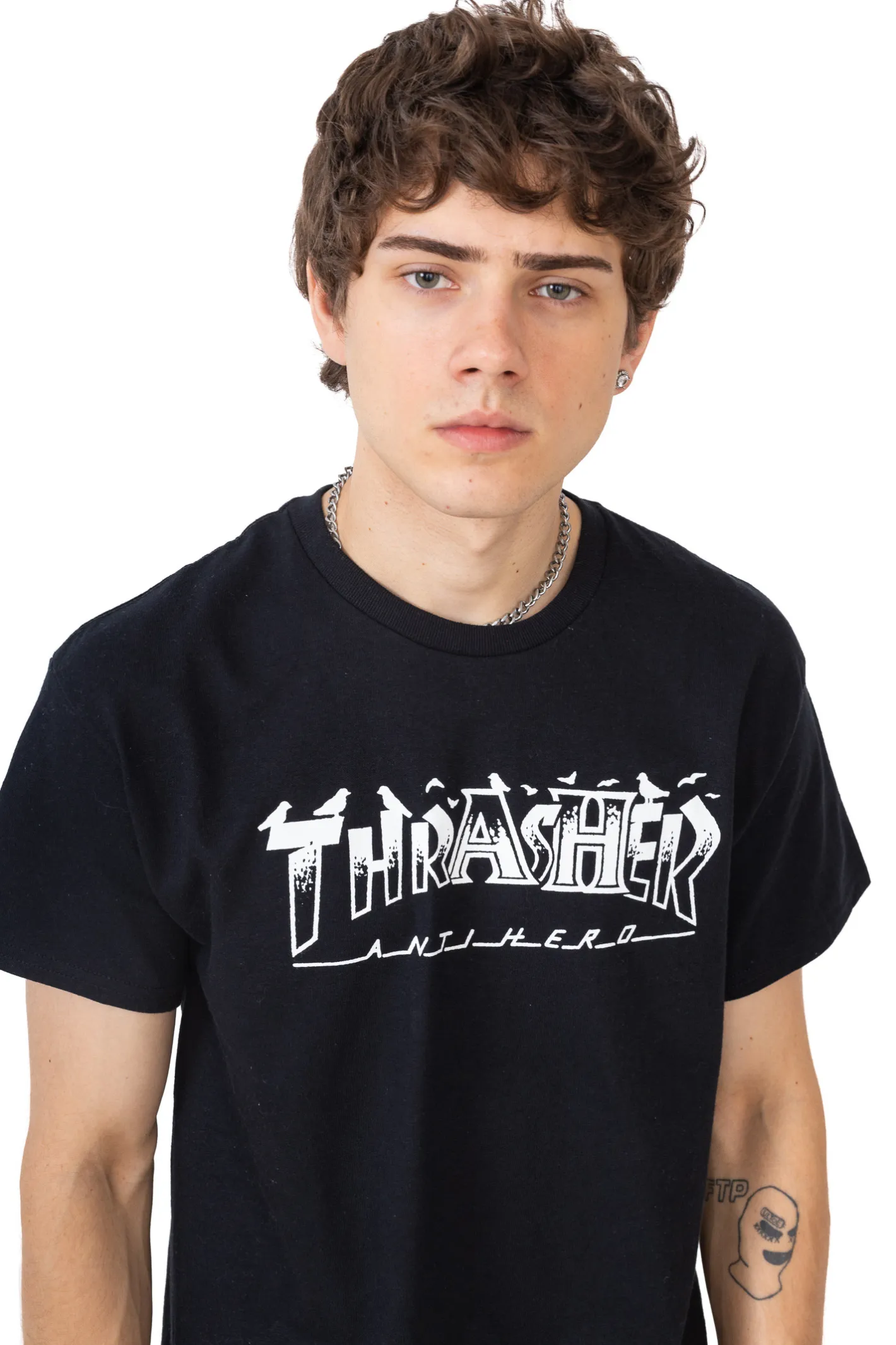 Thrasher Magazine X Antihero|T-shirty-Thrasher Skateboard Mag. Koszulka Thrasher x Antihero Pigeon Mag
