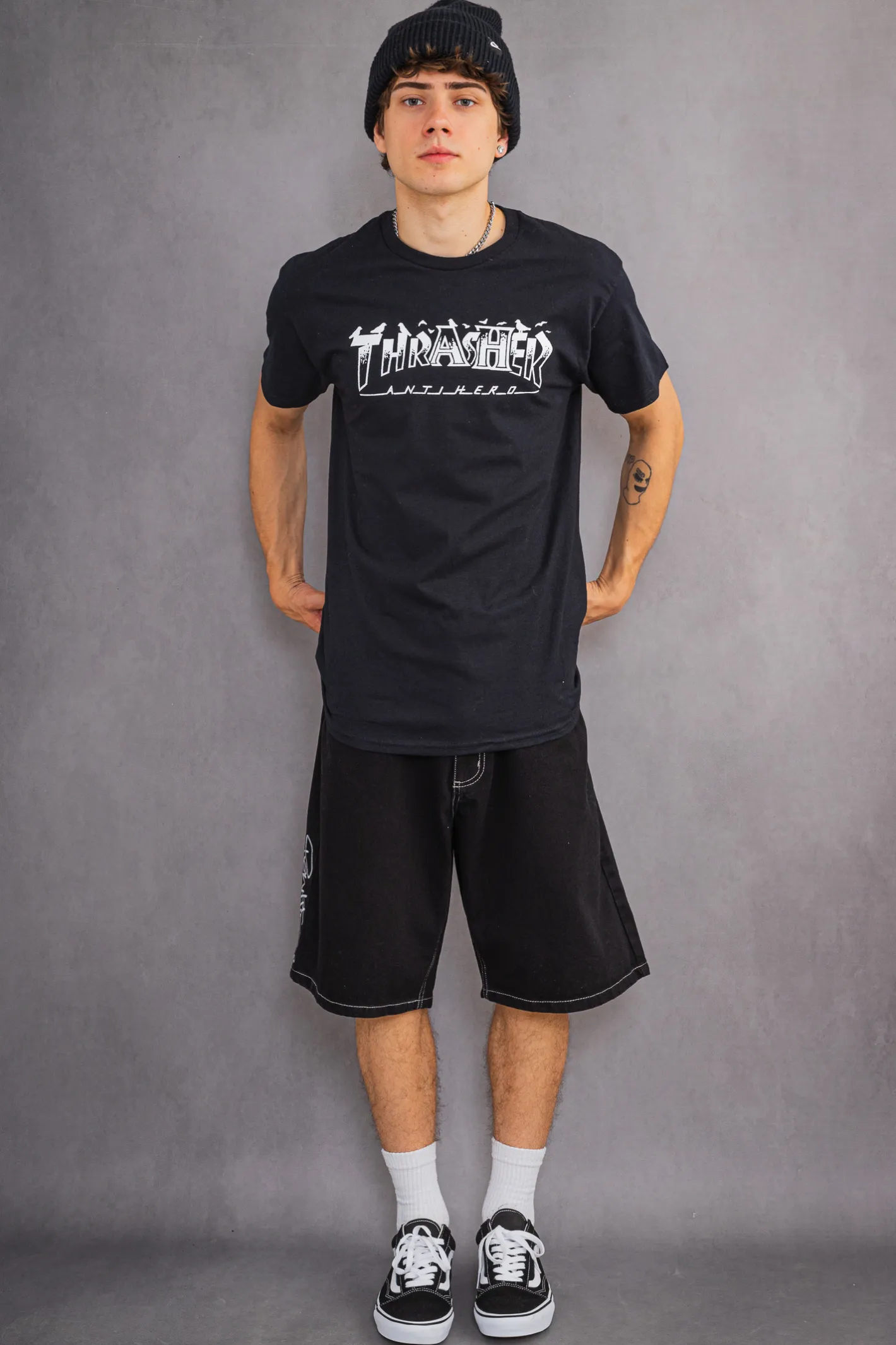 Thrasher Magazine X Antihero|T-shirty-Thrasher Skateboard Mag. Koszulka Thrasher x Antihero Pigeon Mag