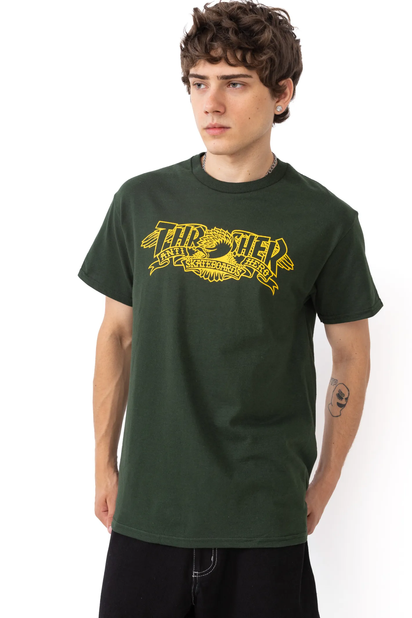 Thrasher Magazine X Antihero|T-shirty-Thrasher Skateboard Mag. Koszulka Thrasher x Antihero Mag Banner