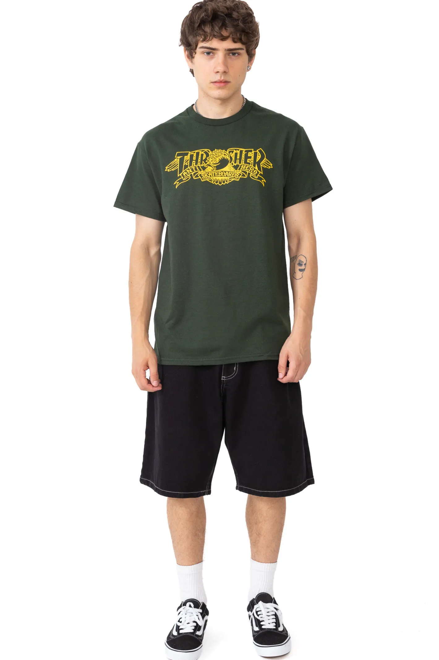Thrasher Magazine X Antihero|T-shirty-Thrasher Skateboard Mag. Koszulka Thrasher x Antihero Mag Banner
