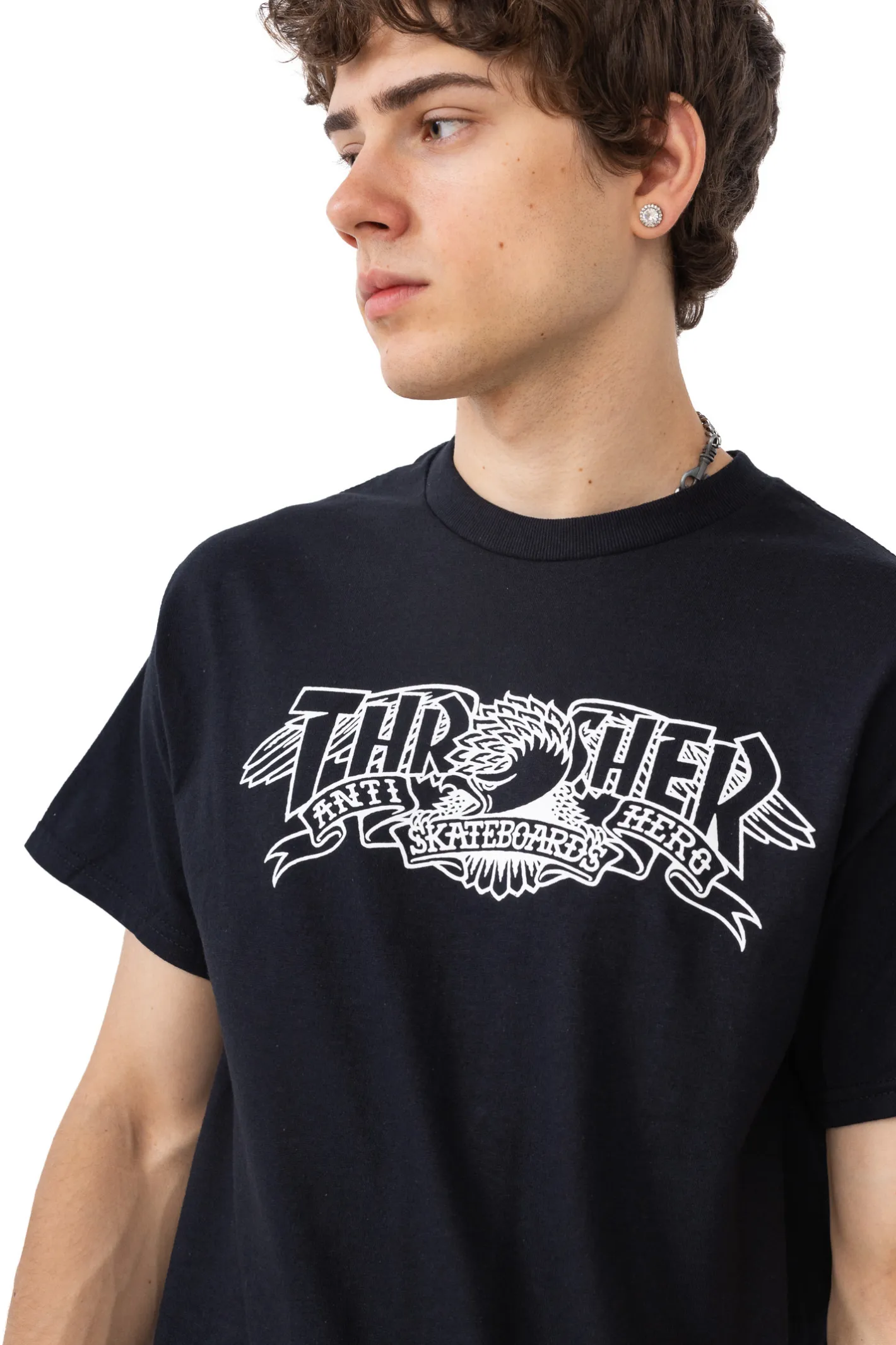 Thrasher Magazine X Antihero|T-shirty-Thrasher Skateboard Mag. Koszulka Thrasher x Antihero Mag Banner