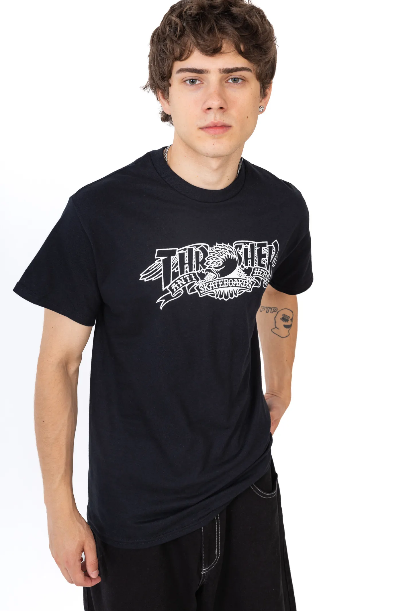 Thrasher Magazine X Antihero|T-shirty-Thrasher Skateboard Mag. Koszulka Thrasher x Antihero Mag Banner