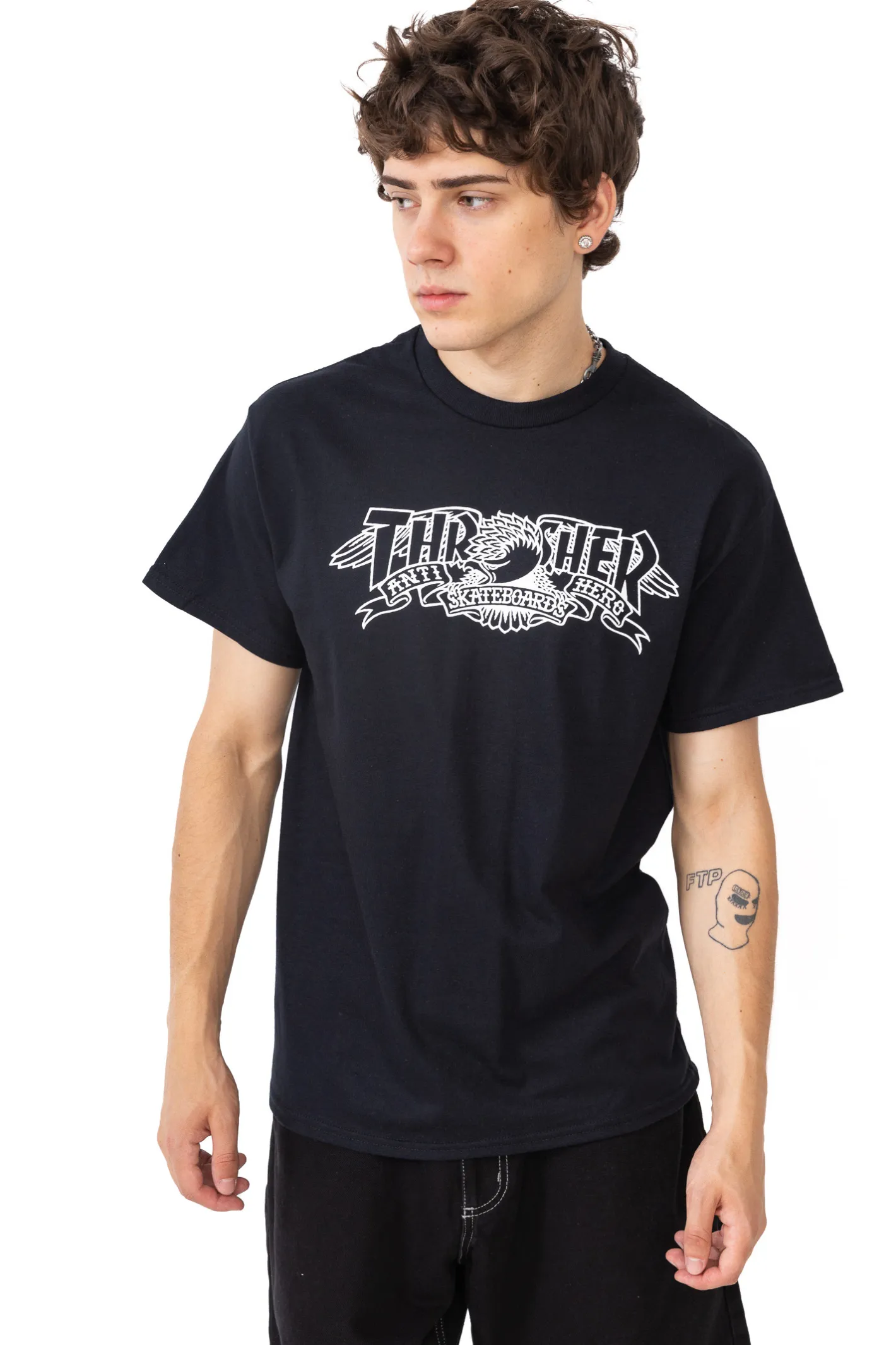 Thrasher Magazine X Antihero|T-shirty-Thrasher Skateboard Mag. Koszulka Thrasher x Antihero Mag Banner