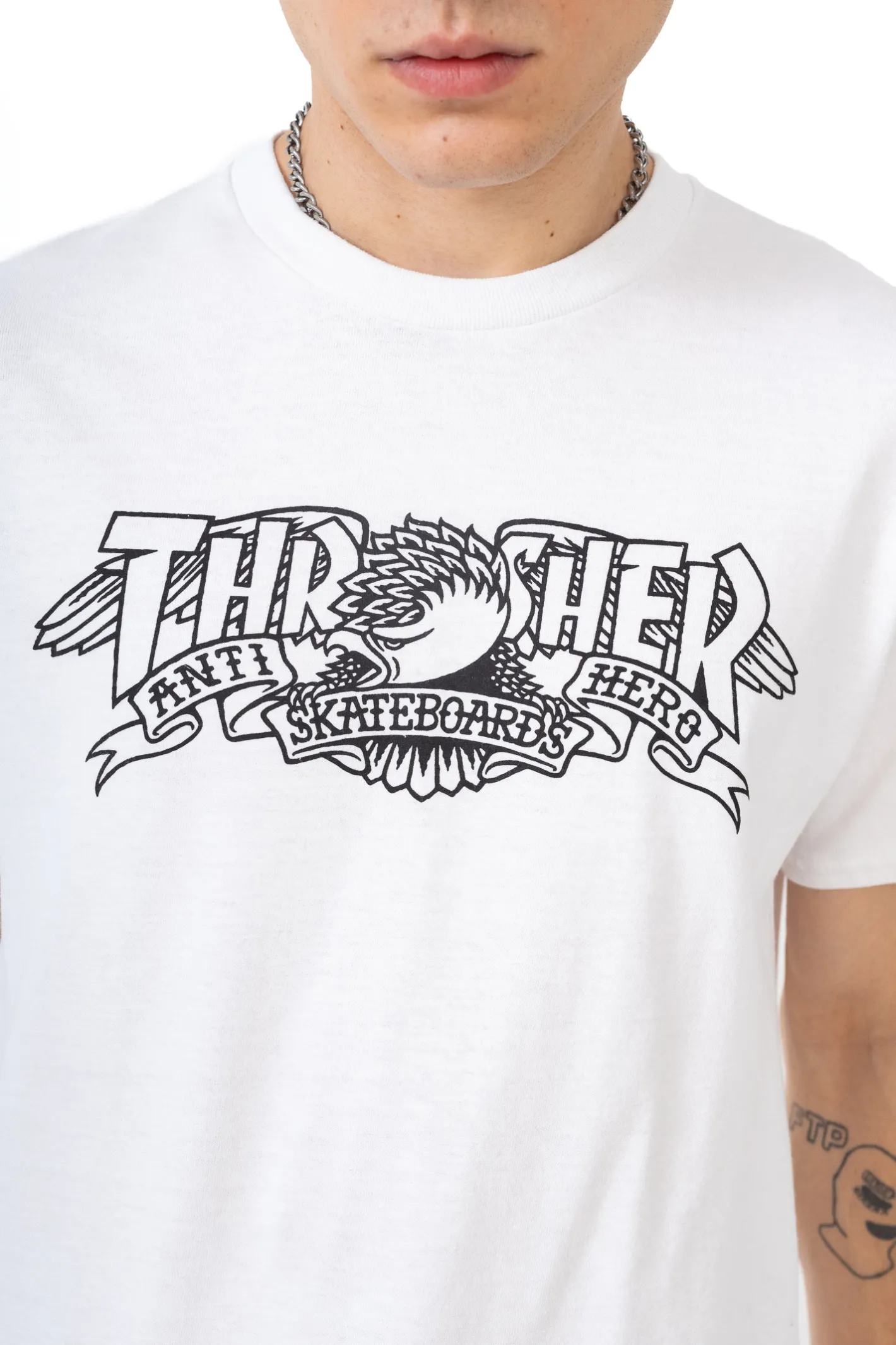 Thrasher Magazine X Antihero|T-shirty-Thrasher Skateboard Mag. Koszulka Thrasher x Antihero Mag Banner