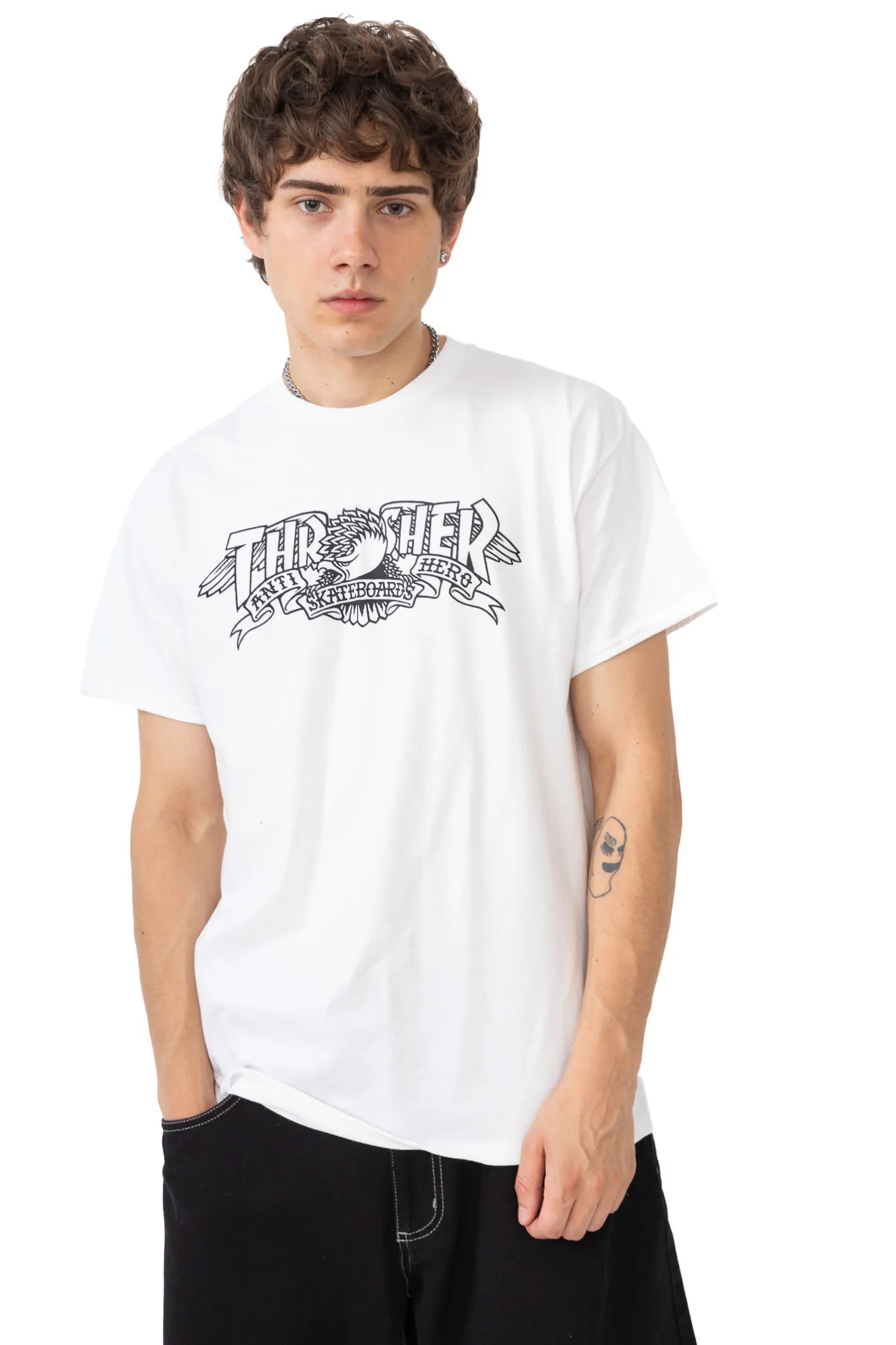 Thrasher Magazine X Antihero|T-shirty-Thrasher Skateboard Mag. Koszulka Thrasher x Antihero Mag Banner