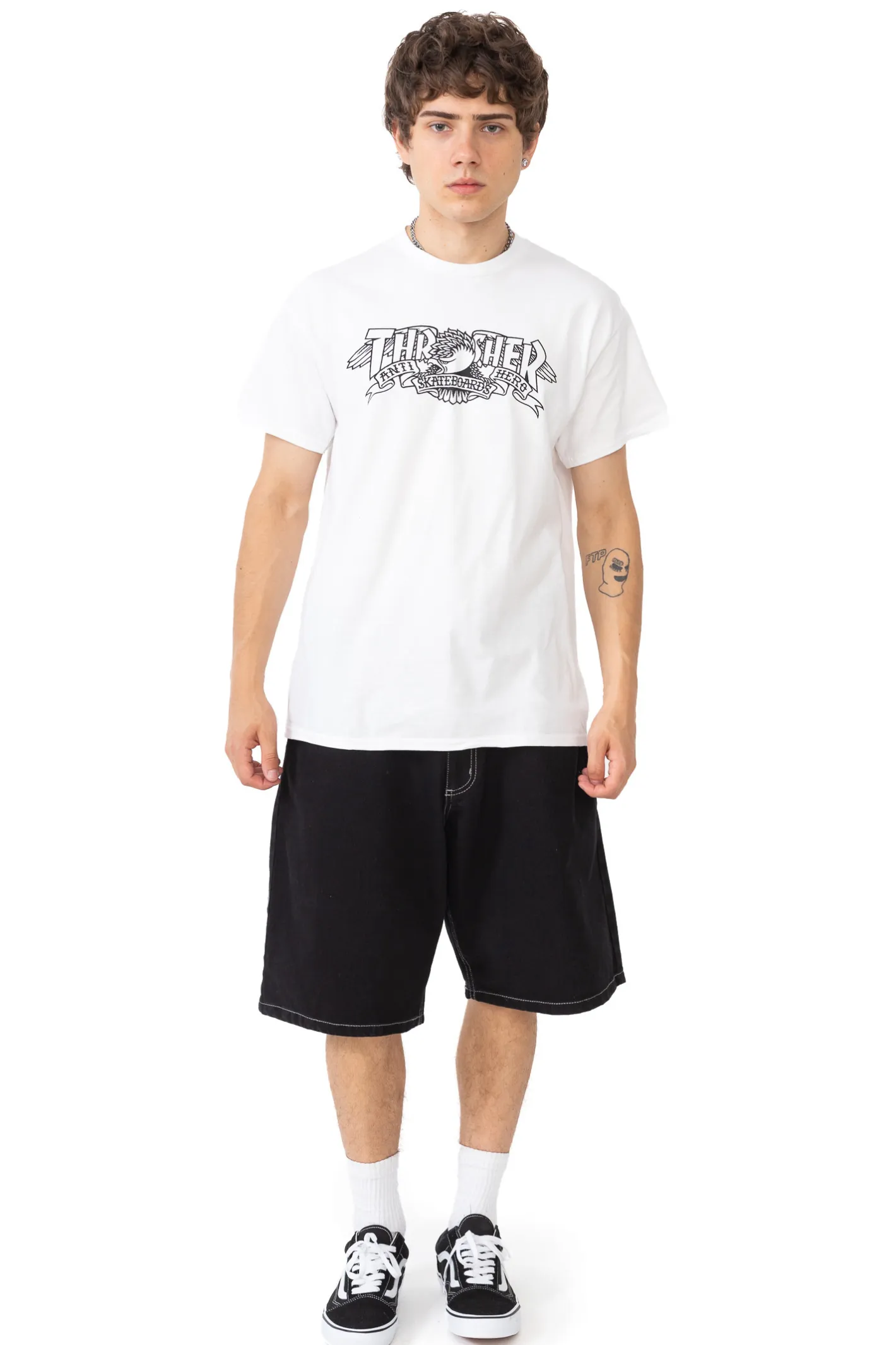 Thrasher Magazine X Antihero|T-shirty-Thrasher Skateboard Mag. Koszulka Thrasher x Antihero Mag Banner