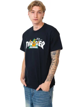 Thrasher X Toy Machine|T-shirty-Thrasher Skateboard Mag. Koszulka Thrasher x Toy Machine Vortex