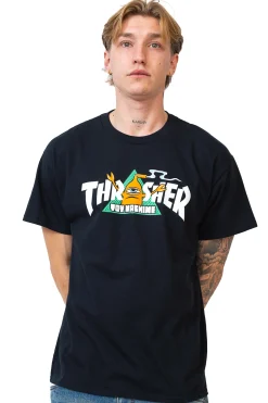 Thrasher X Toy Machine|T-shirty-Thrasher Skateboard Mag. Koszulka Thrasher x Toy Machine Vortex