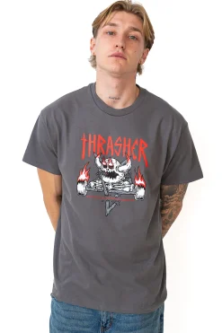 Thrasher X Toy Machine|T-shirty-Thrasher Skateboard Mag. Koszulka Thrasher x Toy Machine Monster-Gram