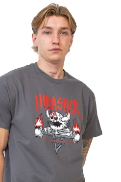 Thrasher X Toy Machine|T-shirty-Thrasher Skateboard Mag. Koszulka Thrasher x Toy Machine Monster-Gram