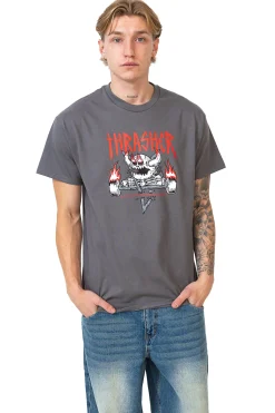 Thrasher X Toy Machine|T-shirty-Thrasher Skateboard Mag. Koszulka Thrasher x Toy Machine Monster-Gram