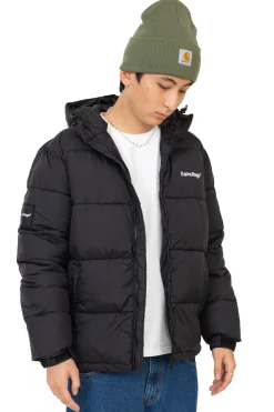 Zimowe-Kamuflage Kurtka Zimowa Puff Mini Logo Hoodie