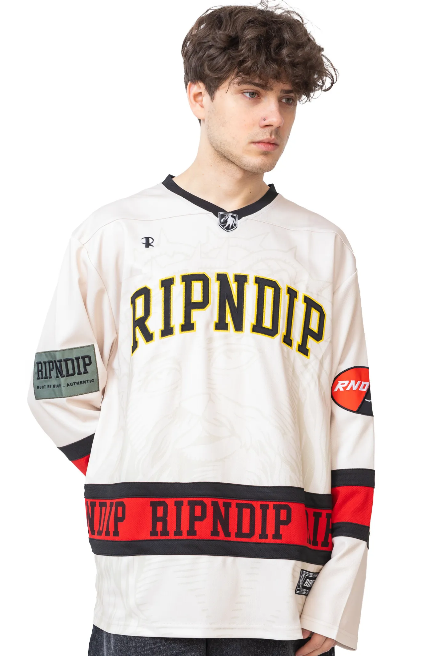 Longsleeve-Ripndip Longsleeve Lord Savior Hockey Jersey