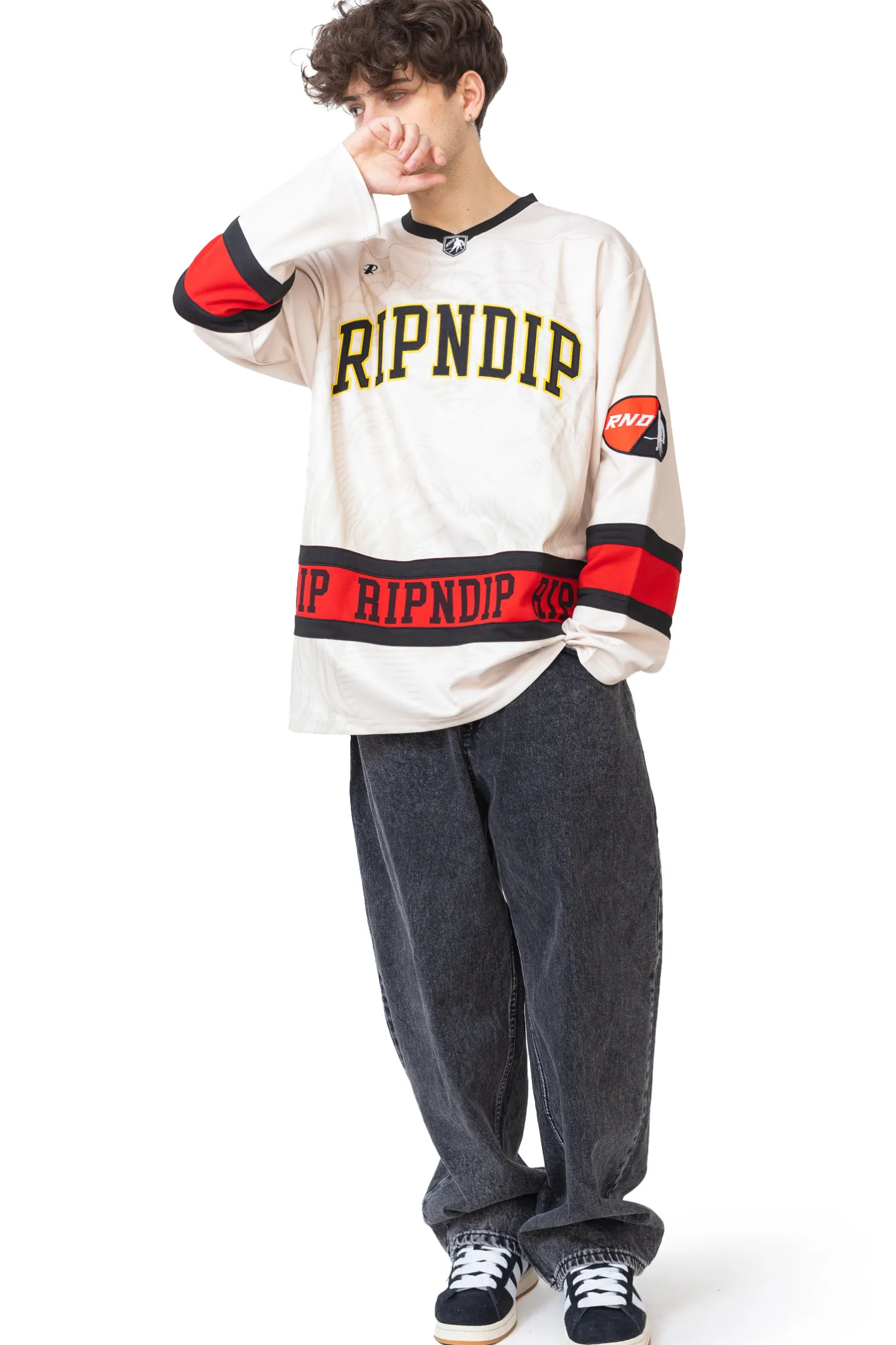 Longsleeve-Ripndip Longsleeve Lord Savior Hockey Jersey