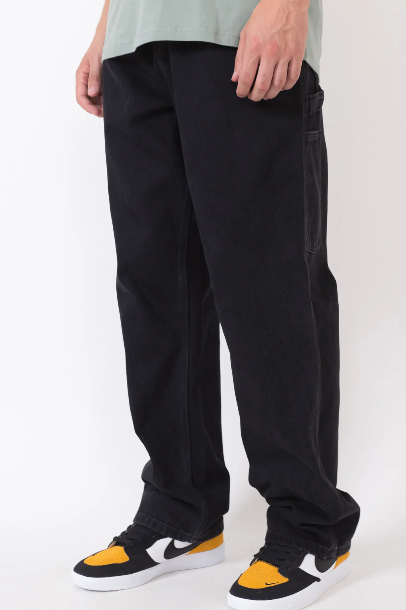 Spodnie Baggy|Jeansy-Carhartt WIP Spodnie Single Knee Jeans