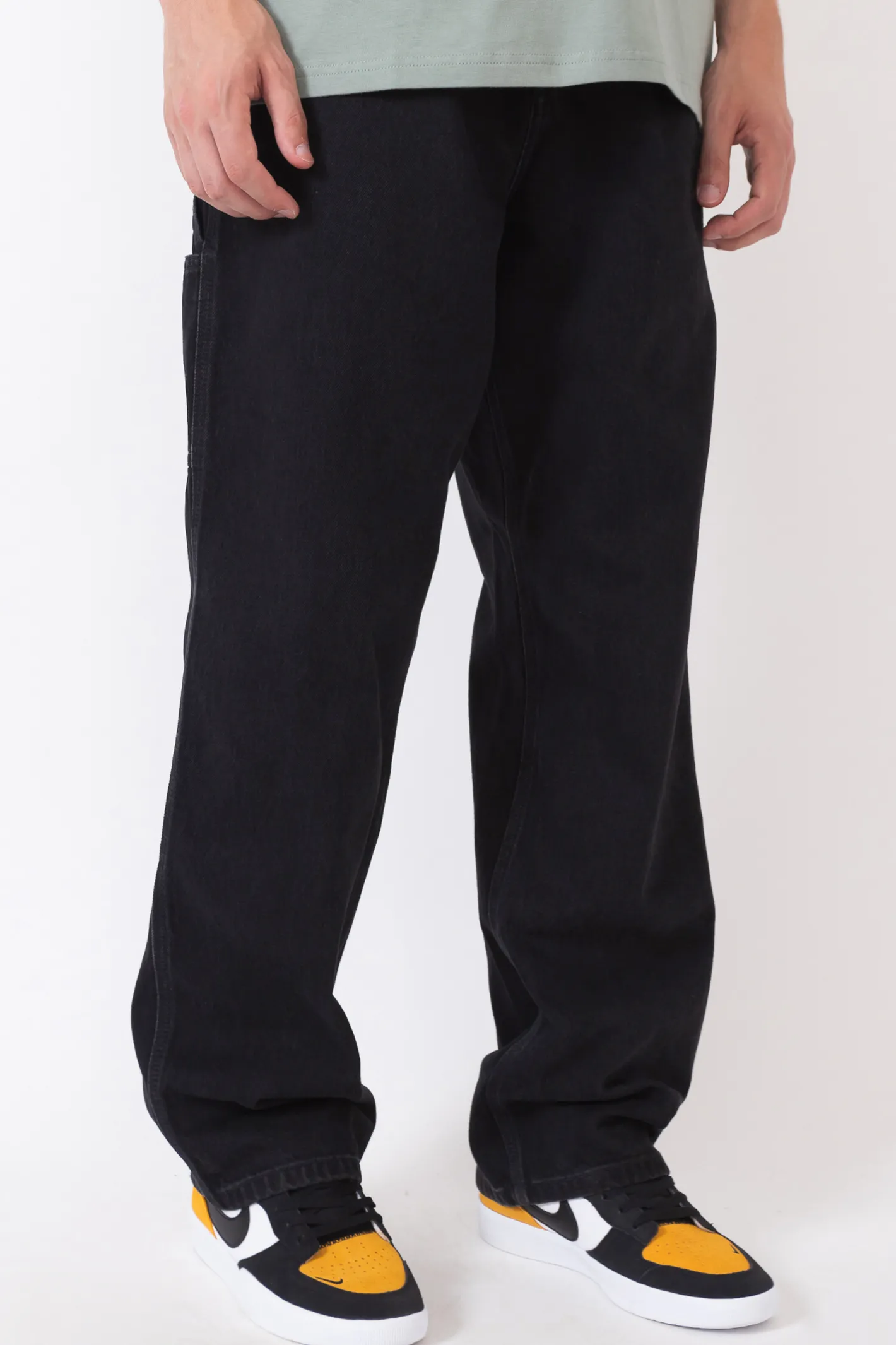 Spodnie Baggy|Jeansy-Carhartt WIP Spodnie Single Knee Jeans