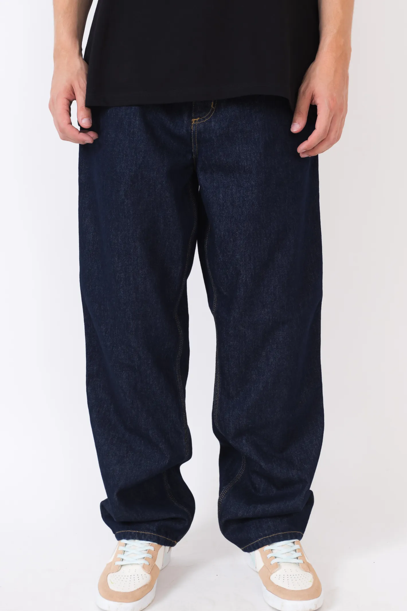 Spodnie Baggy|Jeansy-Carhartt WIP Spodnie Single Knee Jeans