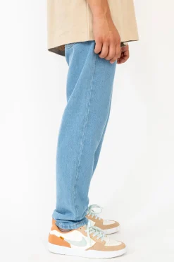 Jeansy-Kamuflage Spodnie Jeansowe Mid-Slim