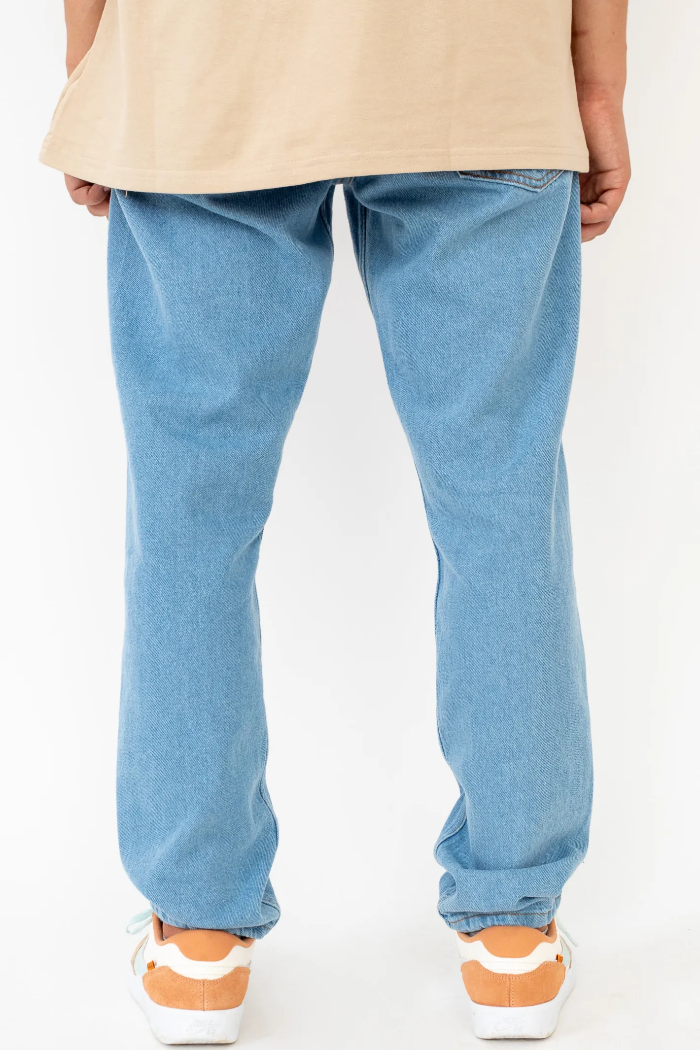 Jeansy-Kamuflage Spodnie Jeansowe Mid-Slim