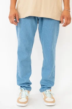 Jeansy-Kamuflage Spodnie Jeansowe Mid-Slim