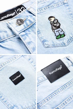 Spodnie Baggy|Jeansy-Kamuflage Spodnie Biggie Slanger