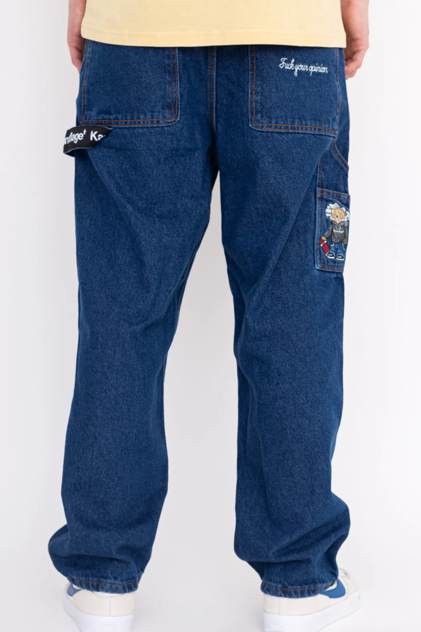 Spodnie Baggy|Jeansy-Kamuflage Spodnie Don't Tell Lauren Workpants