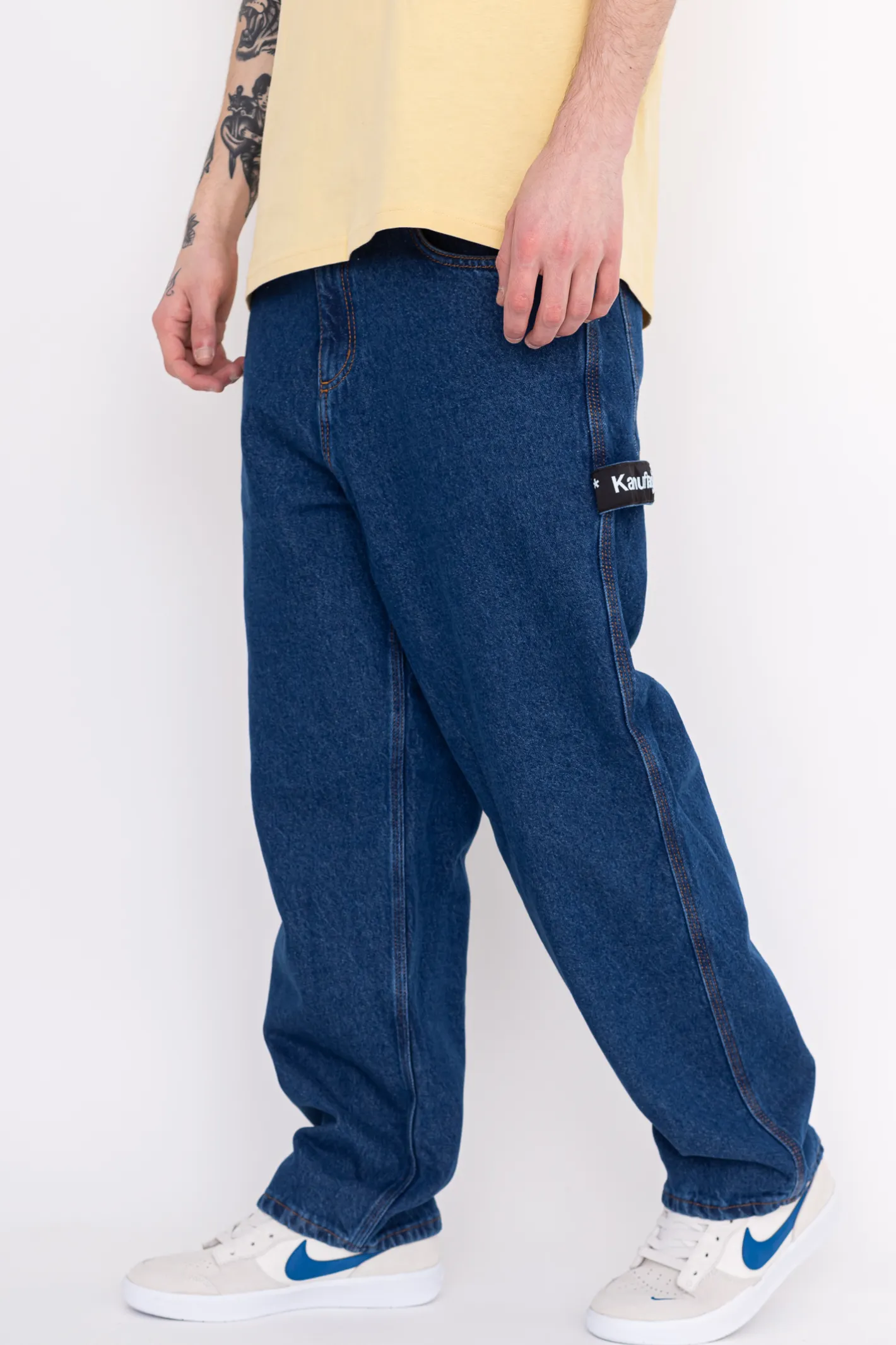 Spodnie Baggy|Jeansy-Kamuflage Spodnie Don't Tell Lauren Workpants