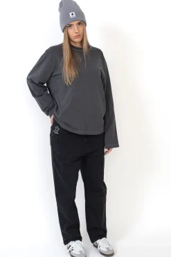Spodnie Baggy|Jeansy-Kamuflage Spodnie Embroider