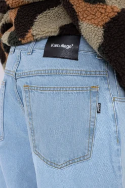 Spodnie Baggy|Jeansy-Kamuflage Spodnie Way Too Big Double Knee