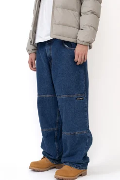 Spodnie Baggy|Jeansy-Kamuflage Spodnie Way Too Big Double Knee
