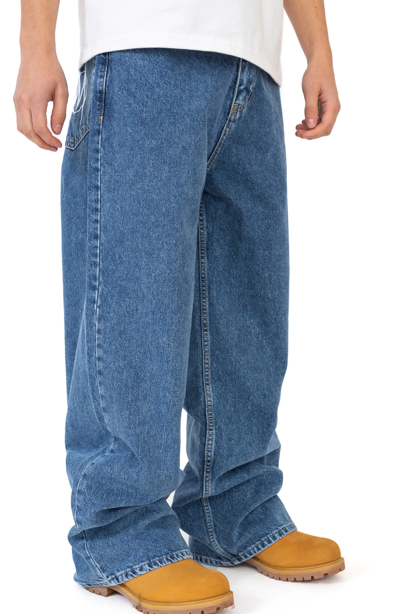 Spodnie Baggy|Jeansy-Mercur Spodnie Loose Monument