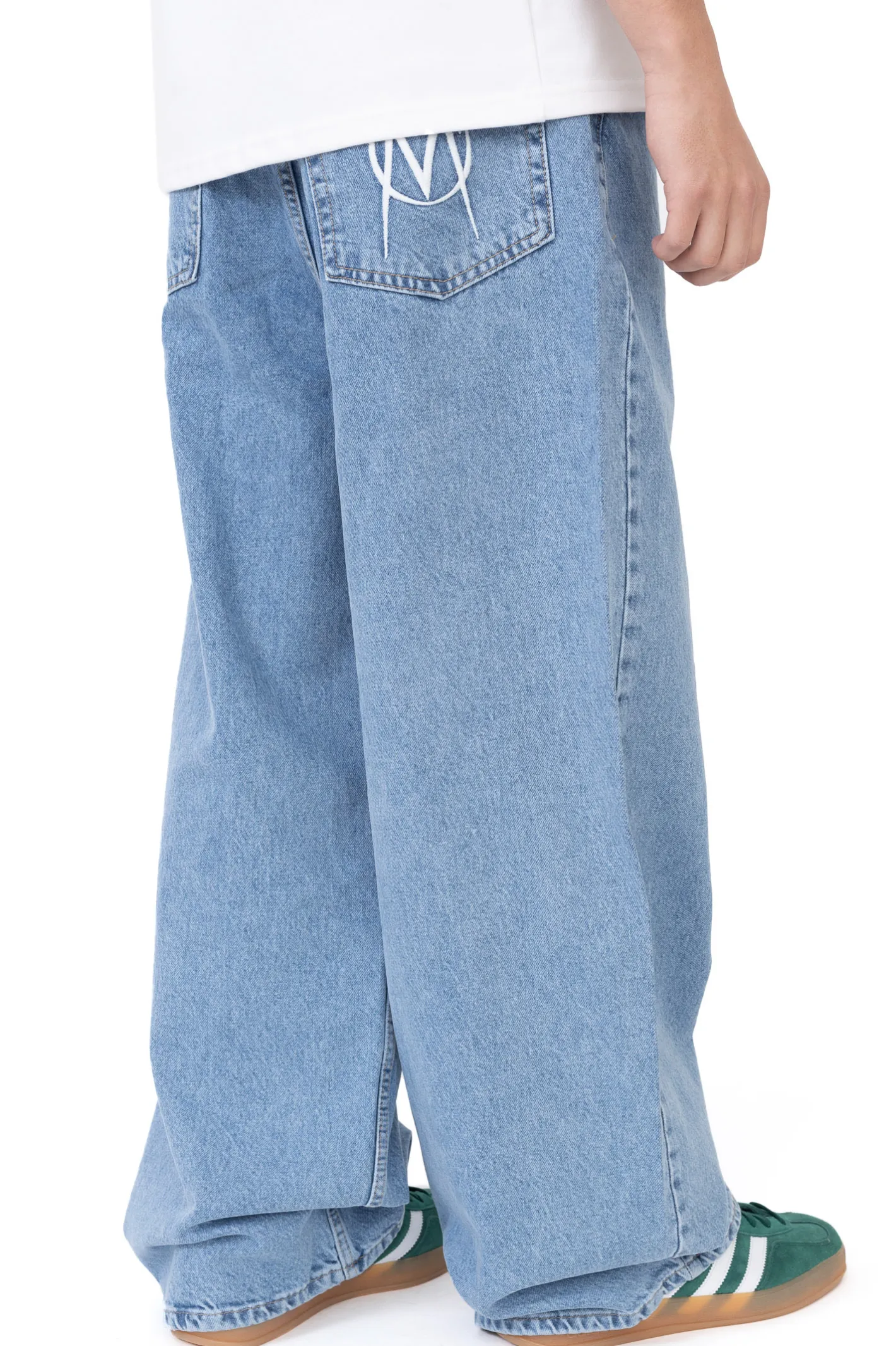 Spodnie Baggy|Jeansy-Mercur Spodnie Loose Monument
