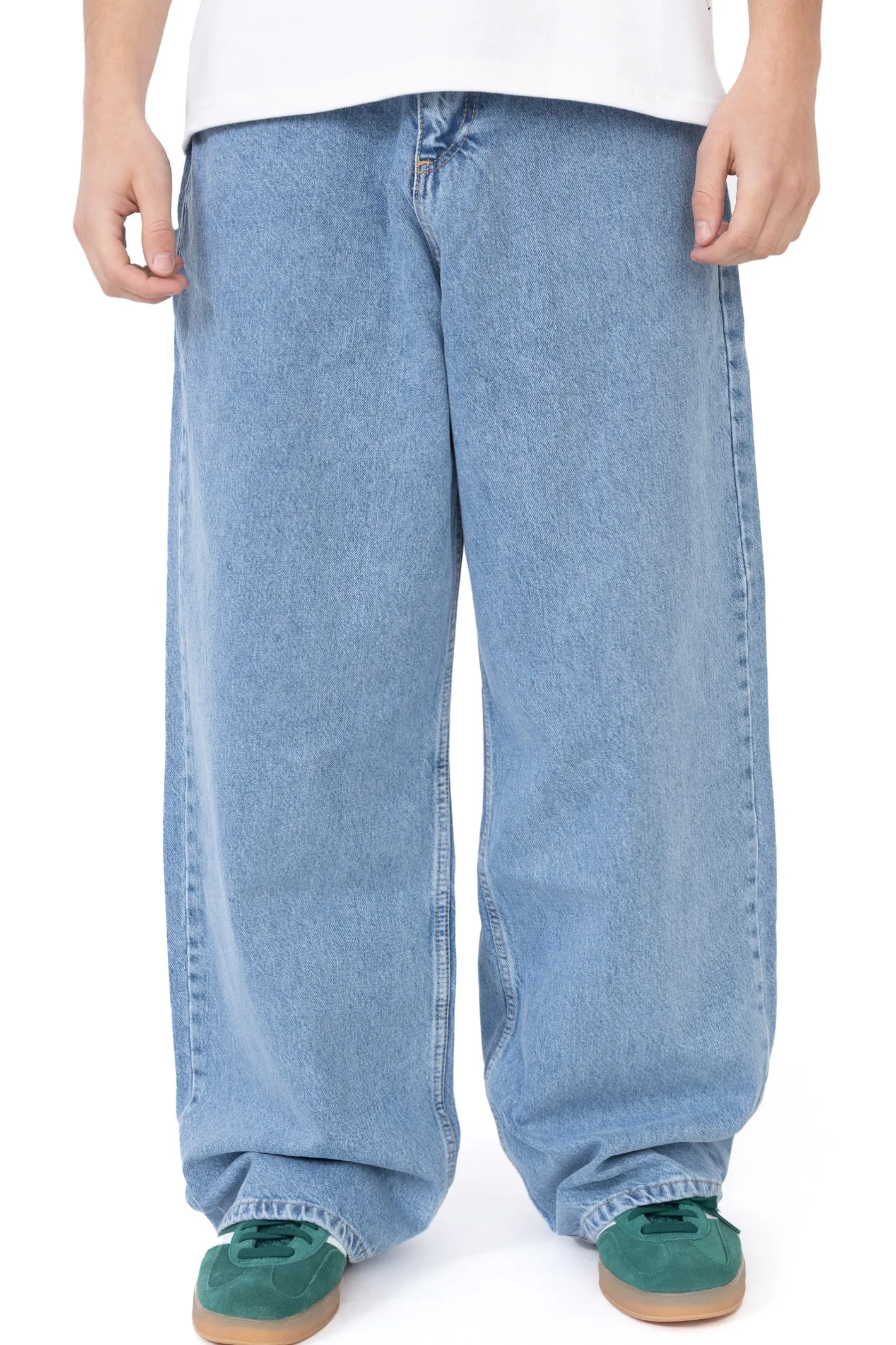 Spodnie Baggy|Jeansy-Mercur Spodnie Loose Monument