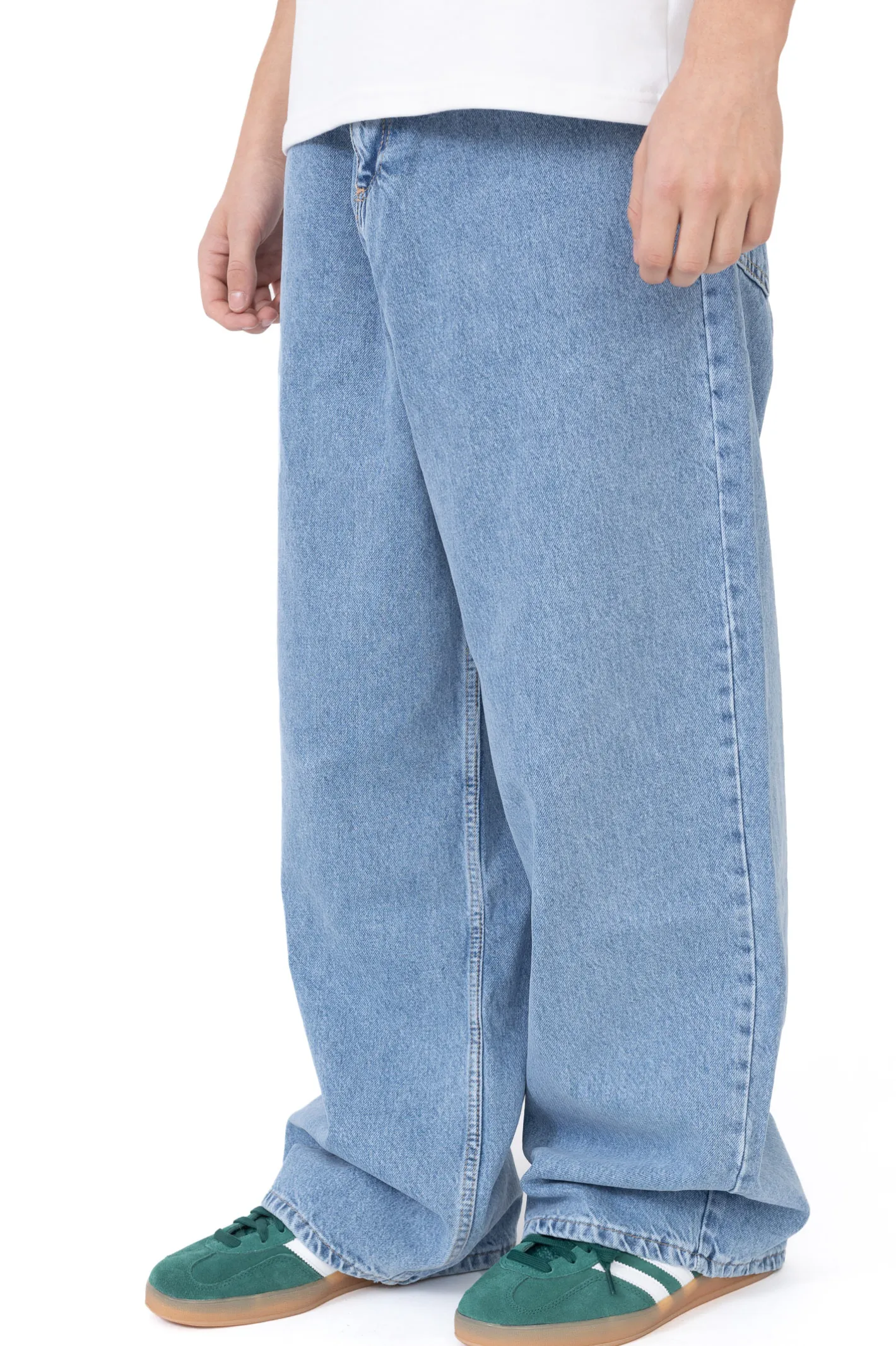 Spodnie Baggy|Jeansy-Mercur Spodnie Loose Monument