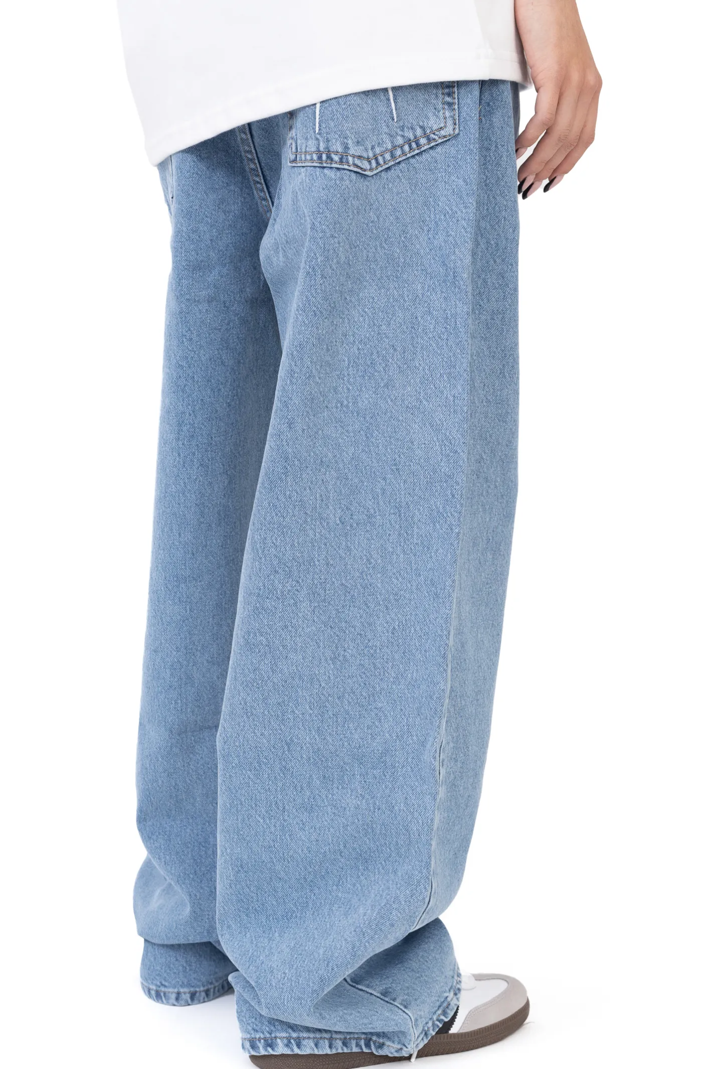 Spodnie Baggy|Jeansy-Mercur Spodnie Loose Monument