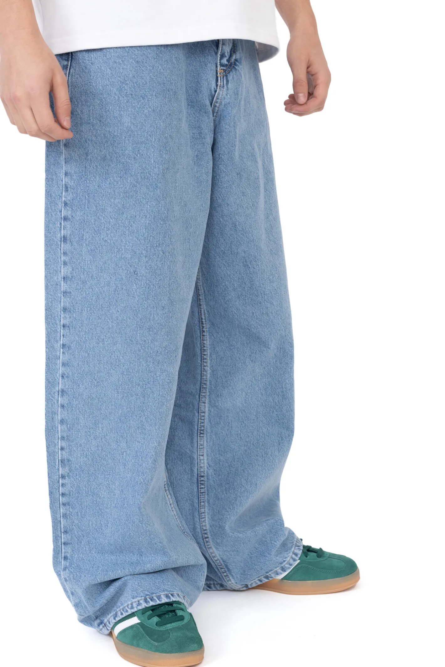 Spodnie Baggy|Jeansy-Mercur Spodnie Loose Monument