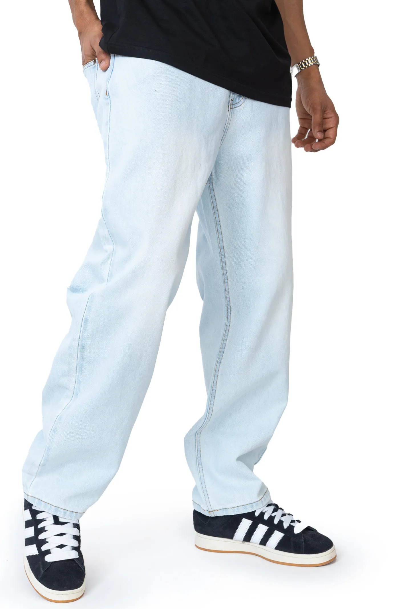 Jeansy|Wszystkie Spodnie-Prosto Spodnie Jeans Baggy Overdyed