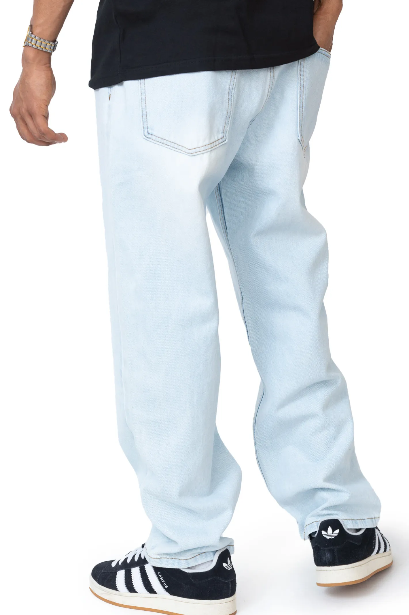 Jeansy|Wszystkie Spodnie-Prosto Spodnie Jeans Baggy Overdyed