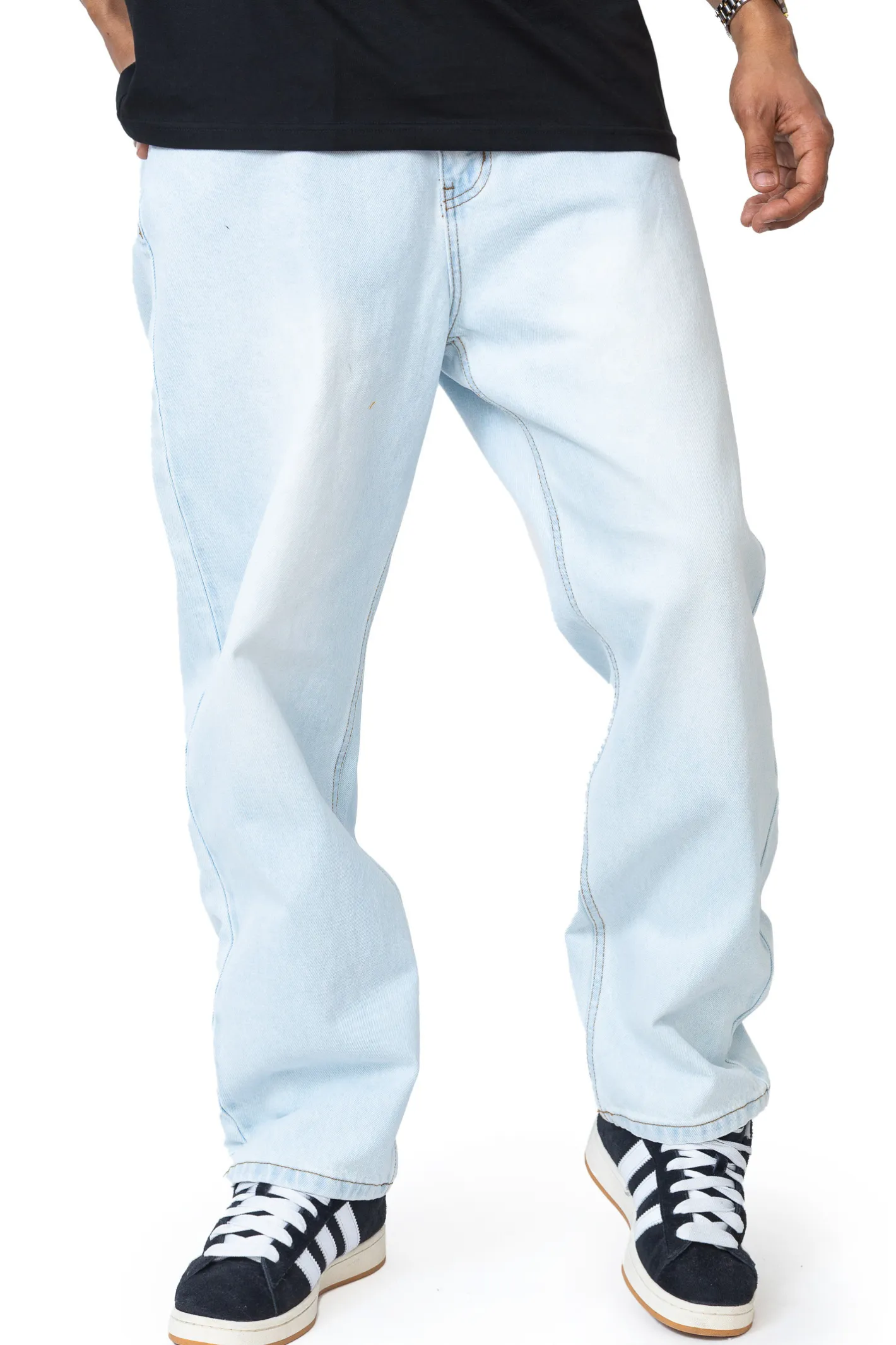 Jeansy|Wszystkie Spodnie-Prosto Spodnie Jeans Baggy Overdyed