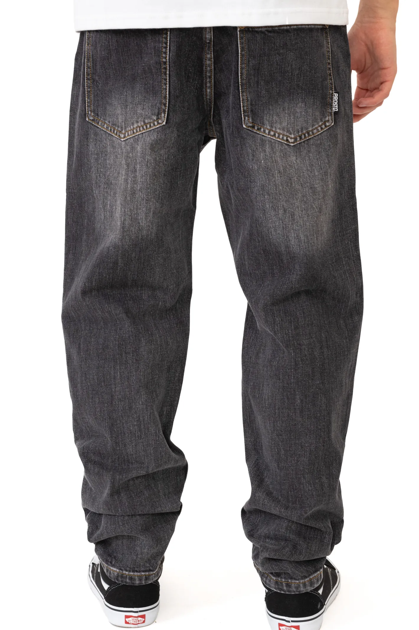 Jeansy-Prosto Spodnie Jeans Hopler