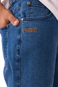 Jeansy|Joggery-Prosto Spodnie Jeans Jogger Hees