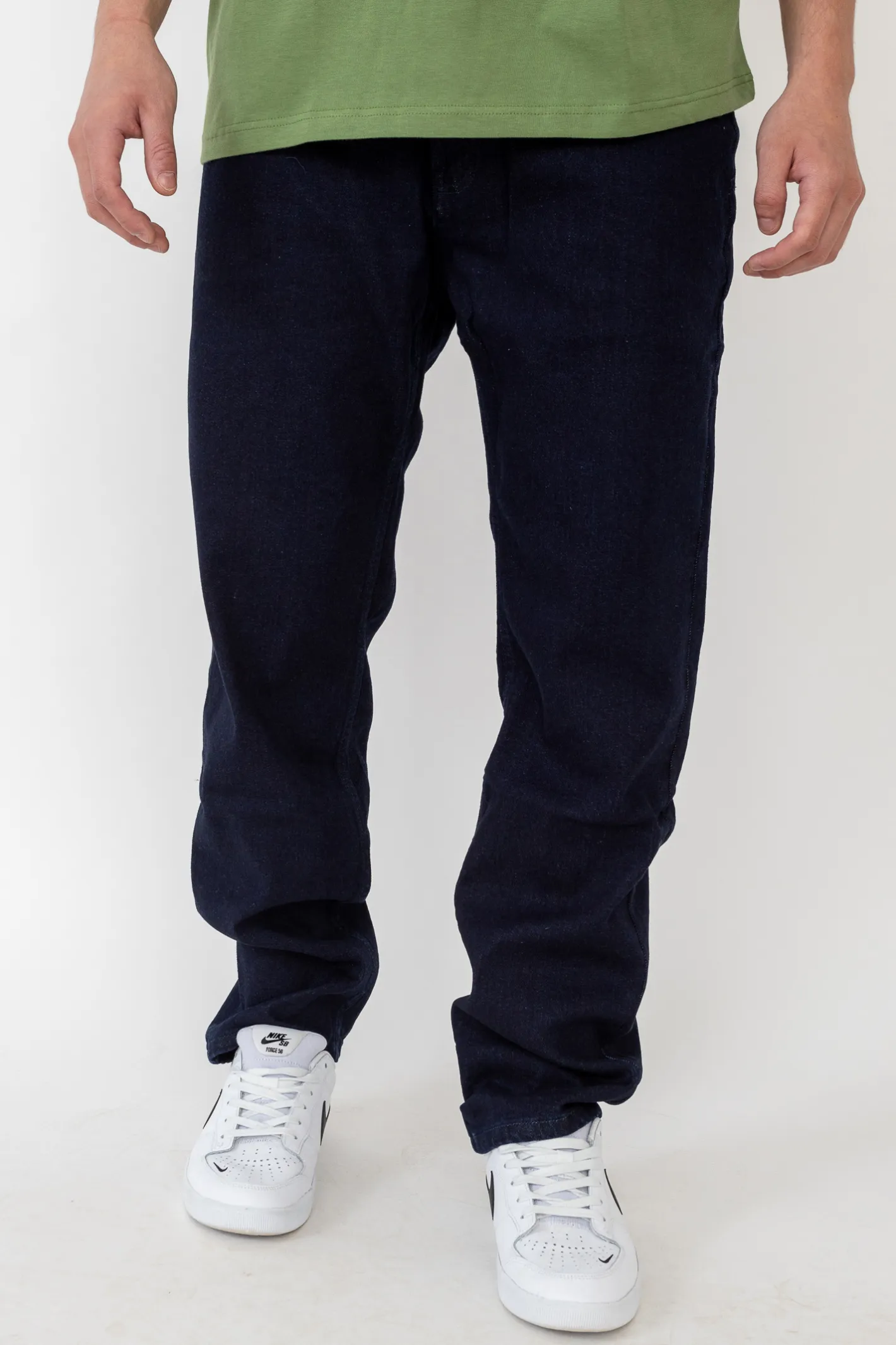 Jeansy-Prosto Spodnie Jeans Regular Pocklog