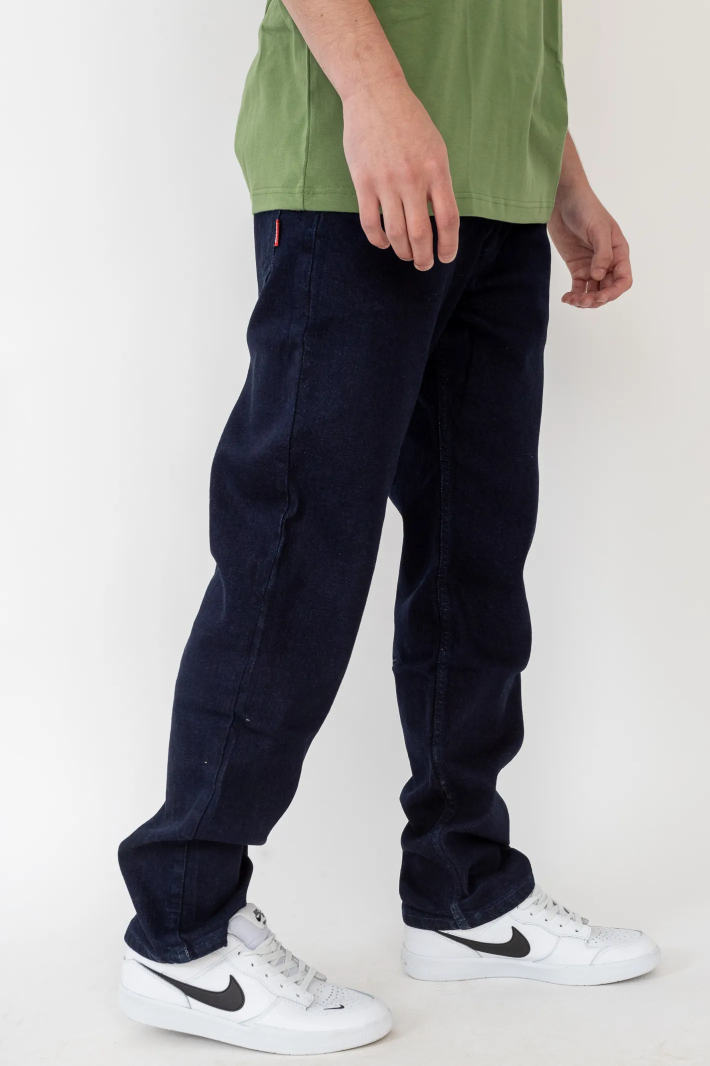 Jeansy-Prosto Spodnie Jeans Regular Pocklog