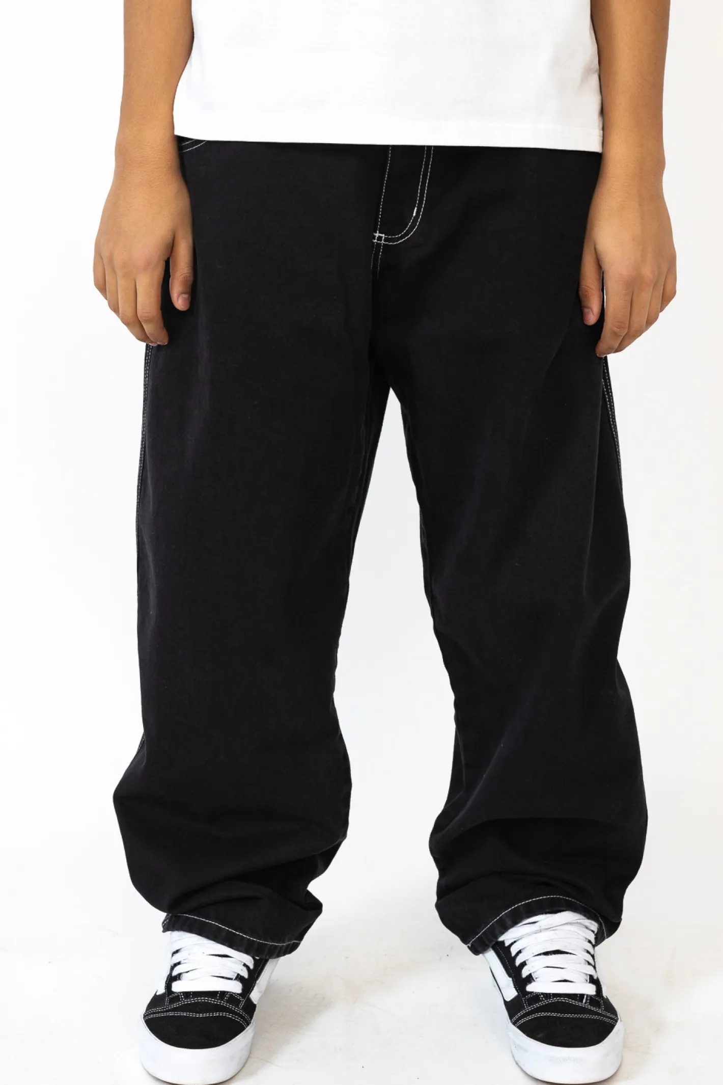 Spodnie Baggy|Jeansy-Raw Hide Spodnie OGeans Denim