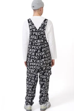 Spodnie Chino / Bojówki|Spodnie Materiałowe-Ripndip Spodnie Fuckin Fuck Denim Overalls