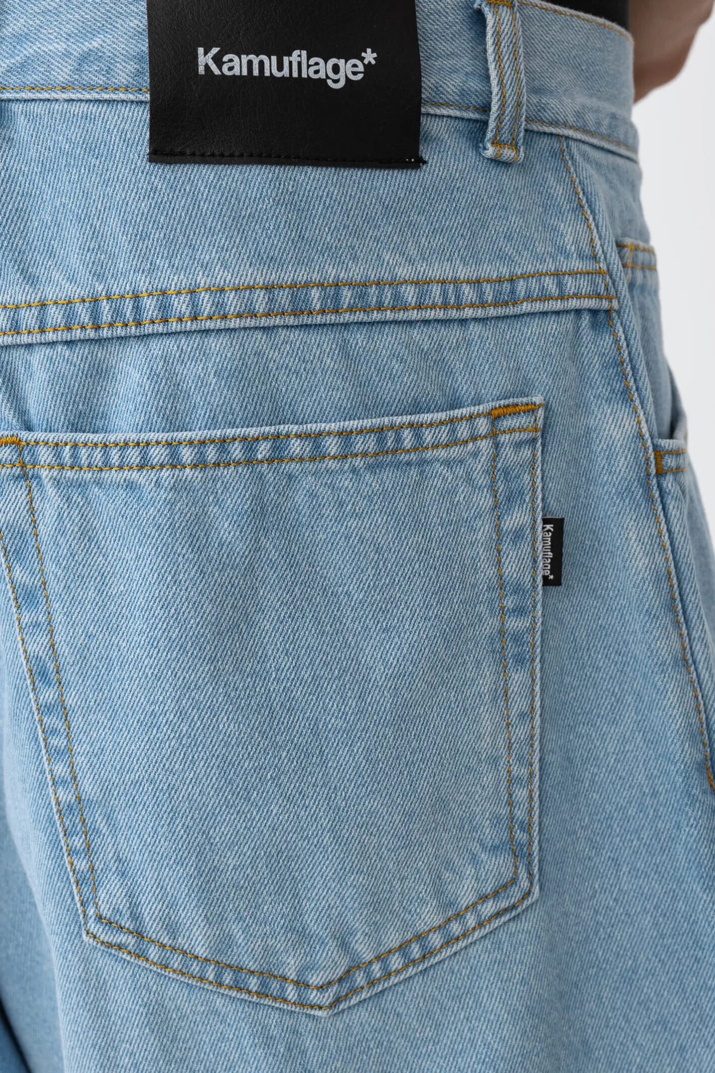 Szorty Jeansowe|Jorts-Kamuflage Szorty Way Too Big