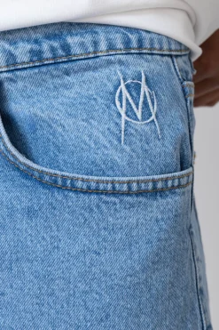 Szorty Jeansowe|Jorts-Mercur Szorty Loose Monument