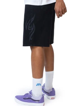 Szorty Jeansowe|Jorts-Mercur Szorty Loose Tribal