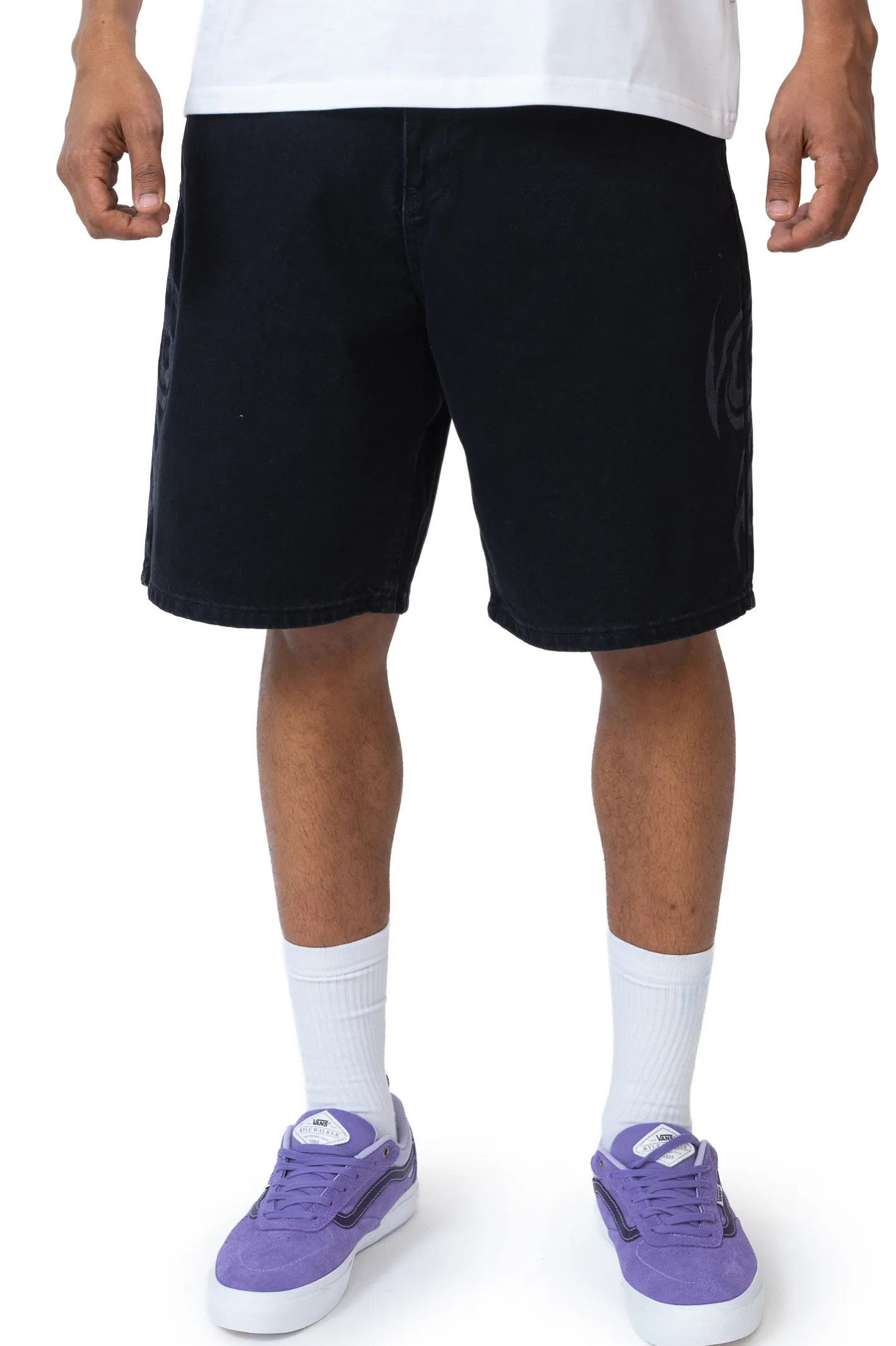 Szorty Jeansowe|Jorts-Mercur Szorty Loose Tribal